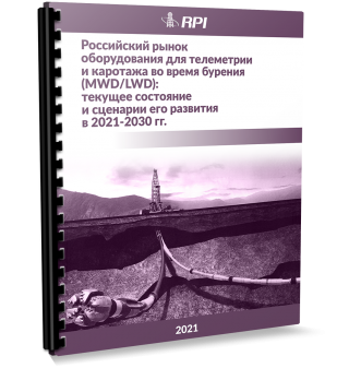 Российский рынок оборудования для телеметрии и каротажа во время бурения (MWD/LWD): текущее состояние и сценарии его развития в 2021-2030 гг.